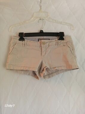 Y2K Abercrombie & Fitch Beige Low-rise Shorts